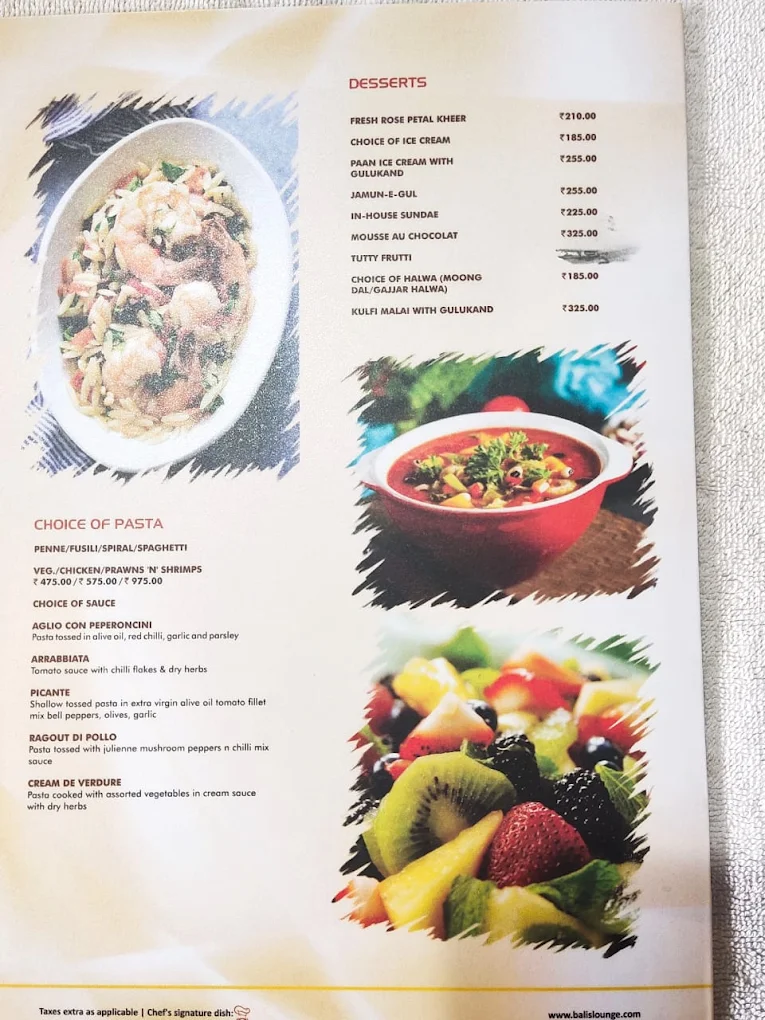 Soups · Beverages · Curd & Papad